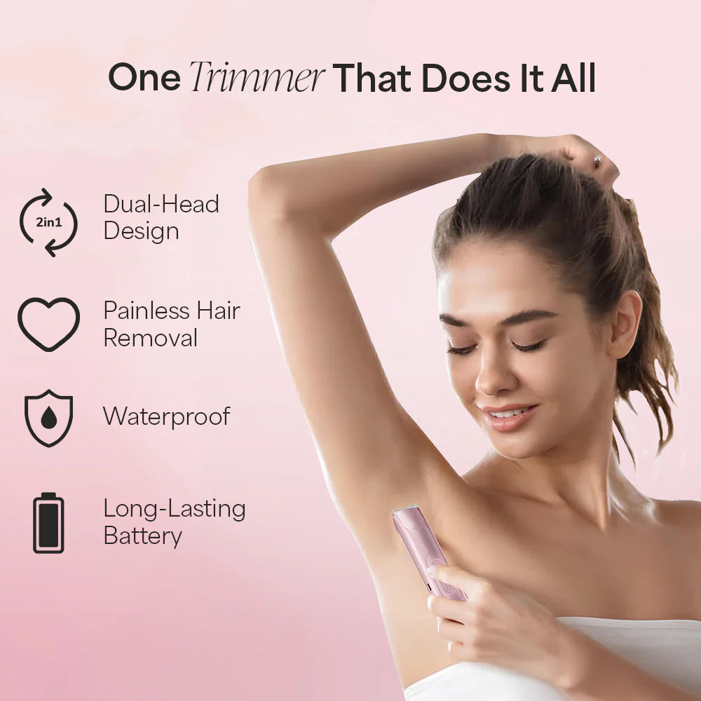 SmoothGlide™ Double Head Electric Body Hair Trimmer